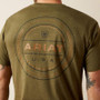 ARIAT Ariat Men's Military Heather Ropers Seal T Shirt  ARIAT Ariat Men's Military Heather Ropers Seal T Shirt