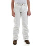 Wrangler Boy's White Original Fit Cowboy Cut Jean