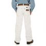 Wrangler Boy's White Original Fit Cowboy Cut Jean