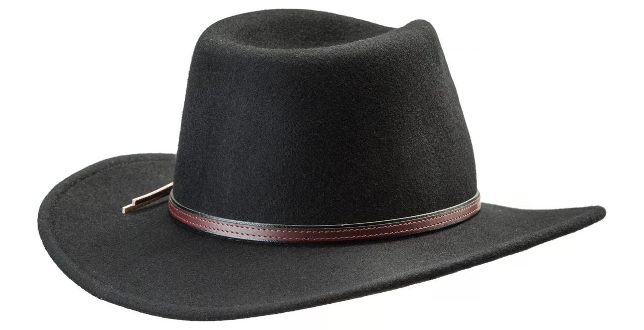 Stetson Bozeman Black 100% Wool Crushable Hat Stetson Men main image 2