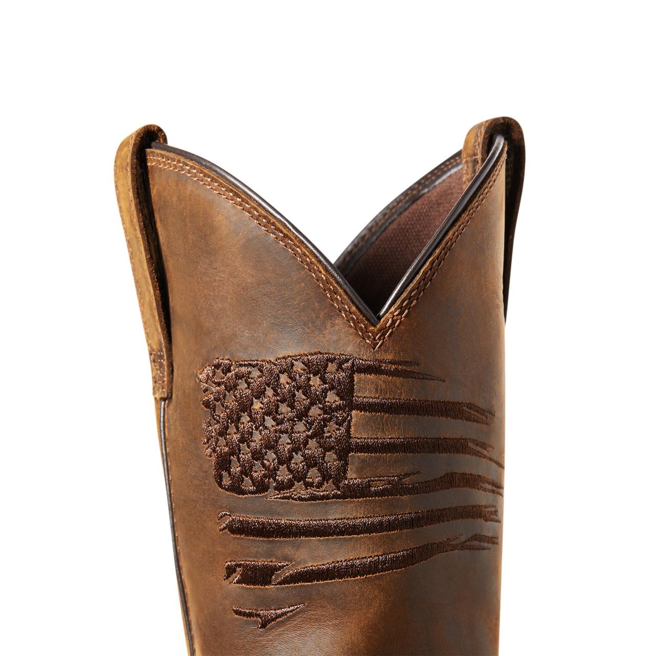 Ariat Men\'s Brown WorkHog XT Patriot Waterproof Carbon Toe Work Boots Size 9 EE Men main image 2