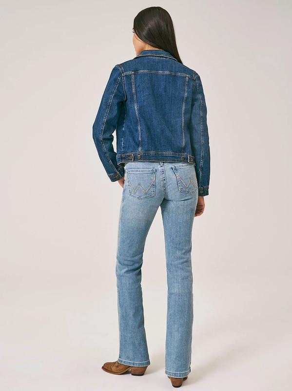 【WOOHWA】REBET DENIM JK Wrangler Women's Willow Boot Cut Rebecca Riding Jeans
