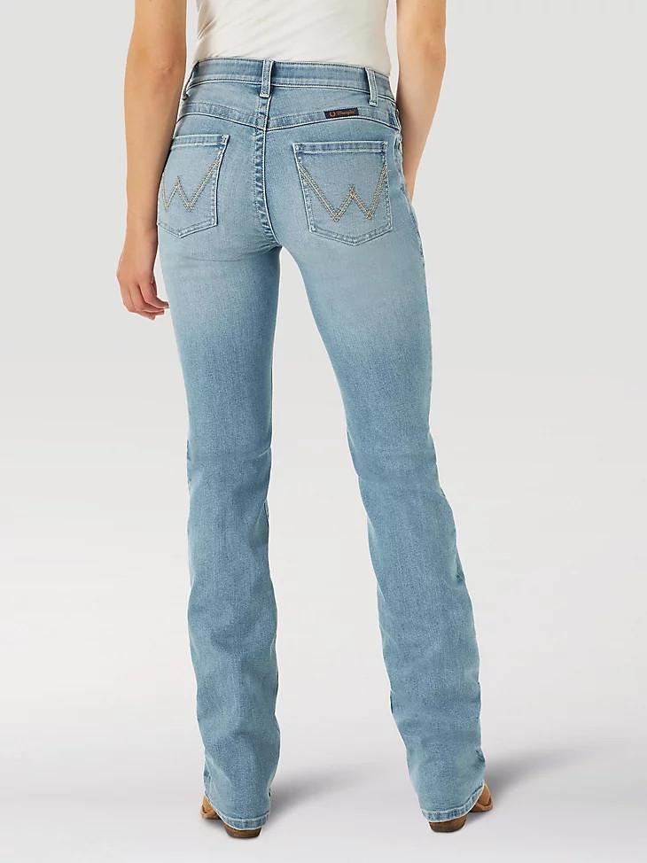 Wrangler Women's Light Wash Riding Bootcut Jean | JW Stores