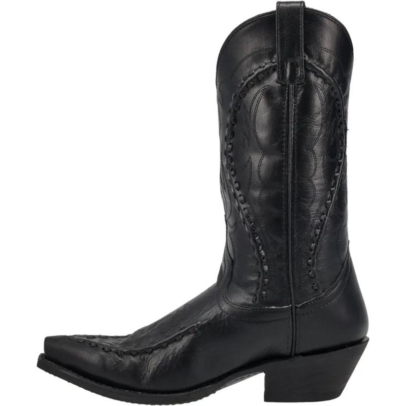 Laredo Mens Black Laramie Snip Toe Western Boot | JW Stores display picture 1