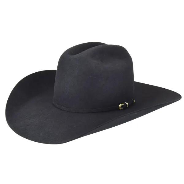 Bailey Unisex Black Pro 5X Rabbit Fur Felt Hat | JW Stores display picture 1