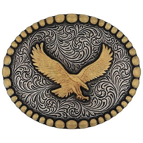 Montana Silversmiths Men Silver Gold Belt Buckle | JW Stores