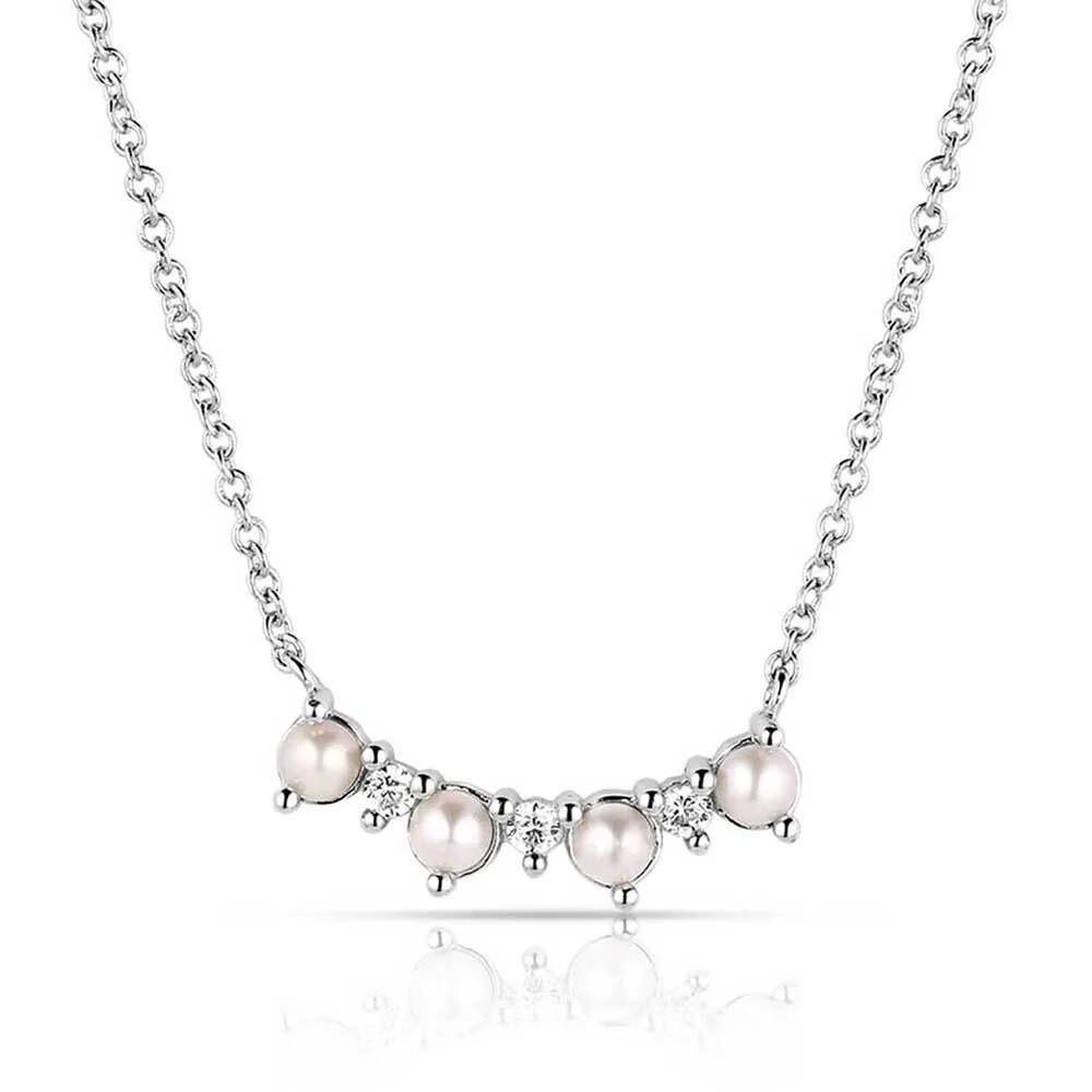 Montana Silversmiths Women Silver Pearl Necklace | JW Stores