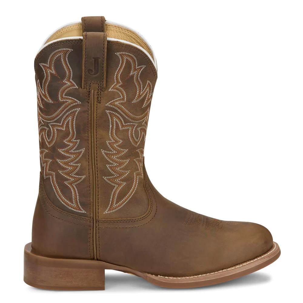 Justin Men's Brown Wild Bill Round Toe Boot | JW Stores