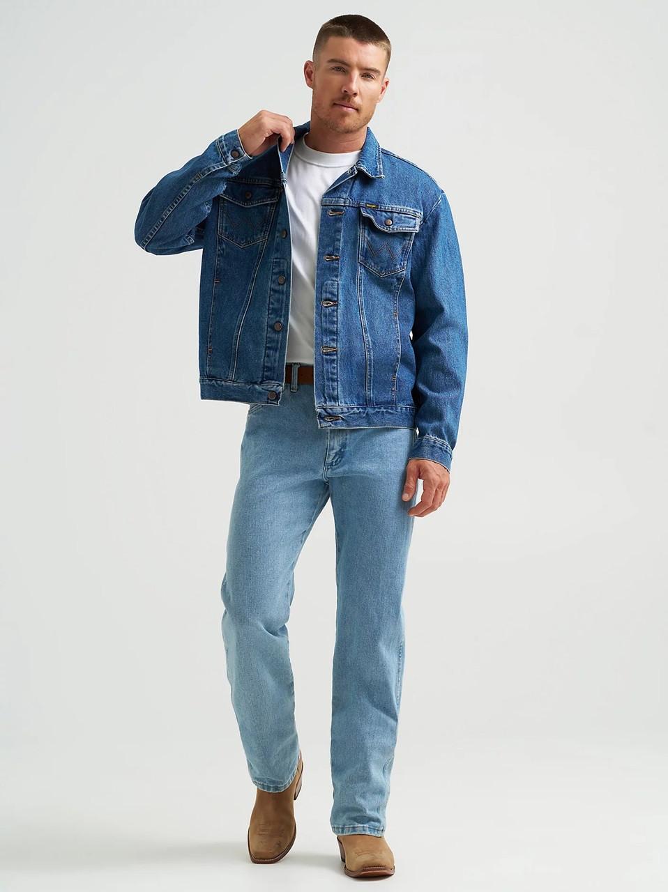 Wrangler Men's Stonewash Cowboy Cut Denim Jacket | JW Stores