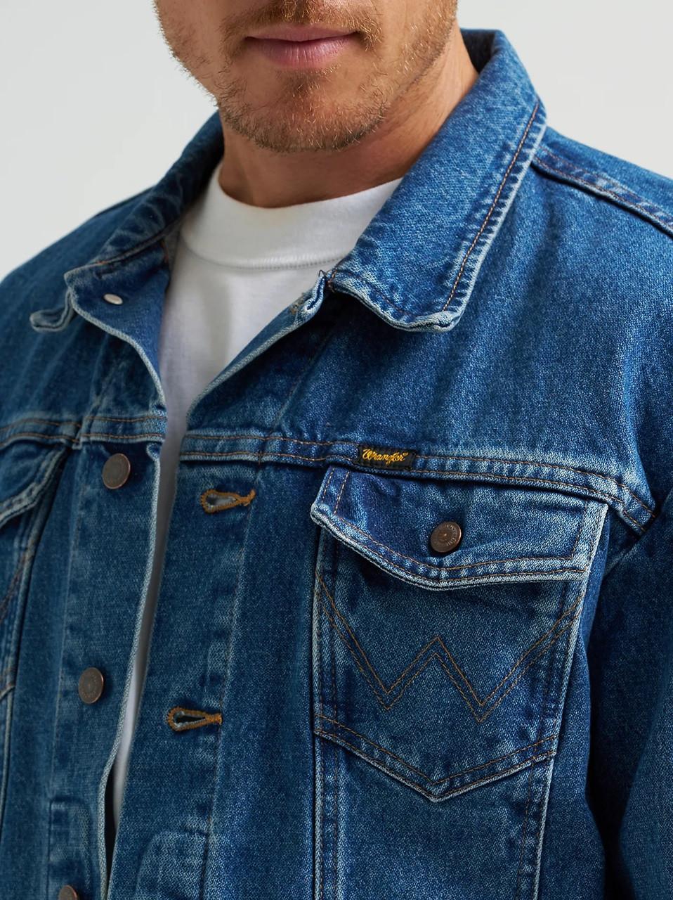 Wrangler Men's Stonewash Cowboy Cut Denim Jacket | JW Stores