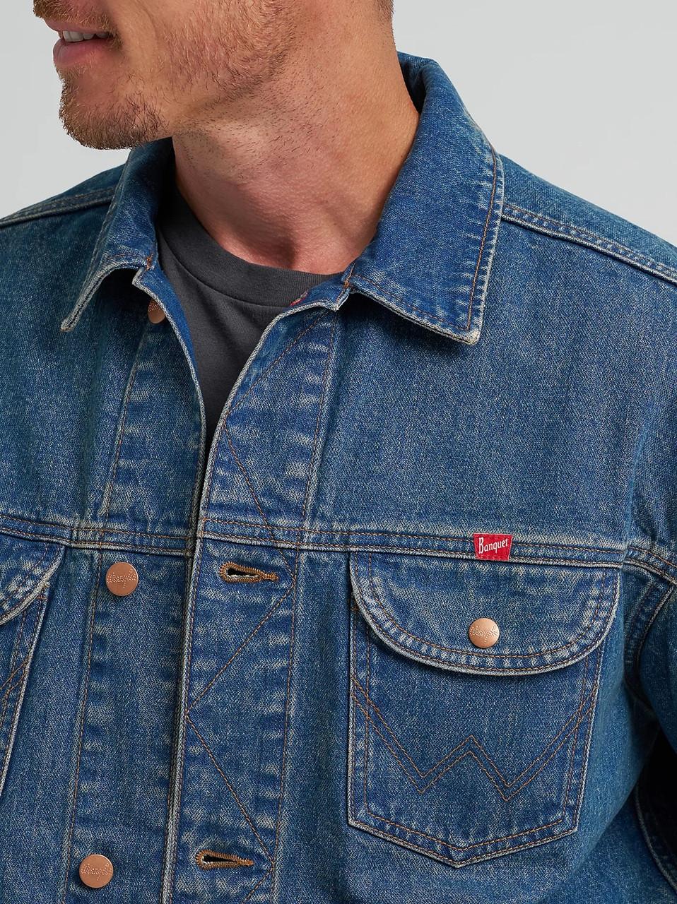 Wrangler Men's Indigo Buff Coors Denim Jacket | JW Stores