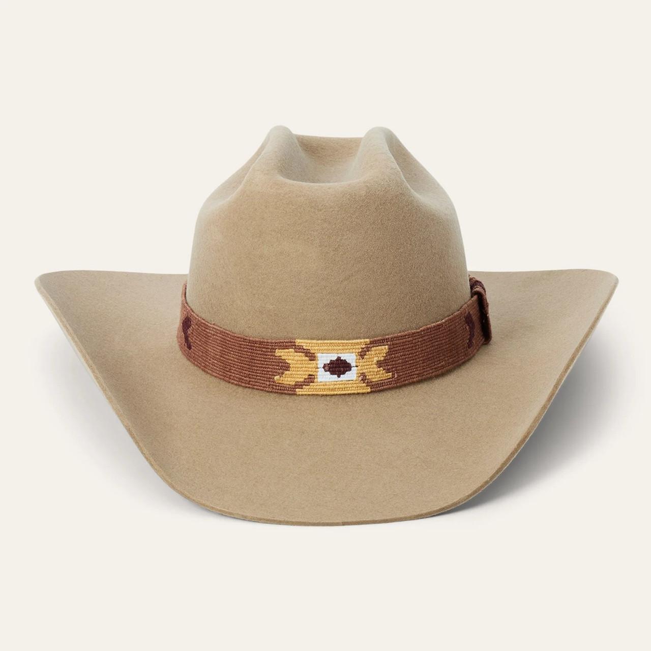 Stetson Tan Wool Hat with Brown Band Cooperton Traveller Wool Hat by Stetson --> Shop Hats  main image 2