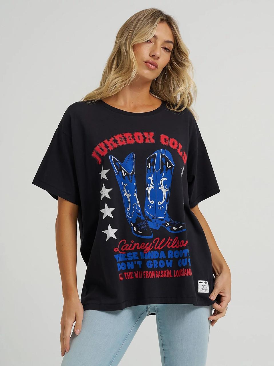 Wrangler Lainey Wilson Jukebox Oversized Tee | JW Stores