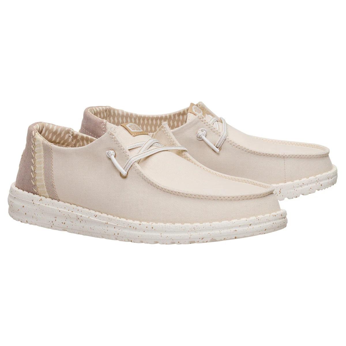 Hey Dude Women's Wendy Break Brushed Linen Shoe Tan | JW Stores