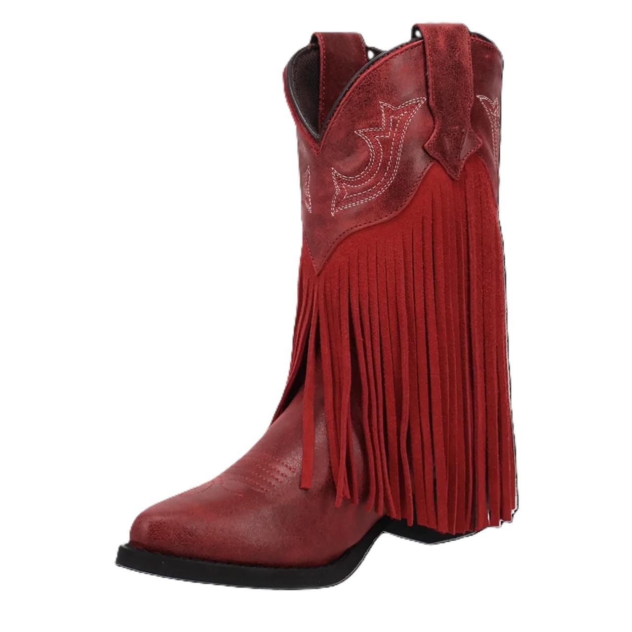 Dan Post Girls Happy Trails Red Boot | Jackson's Western