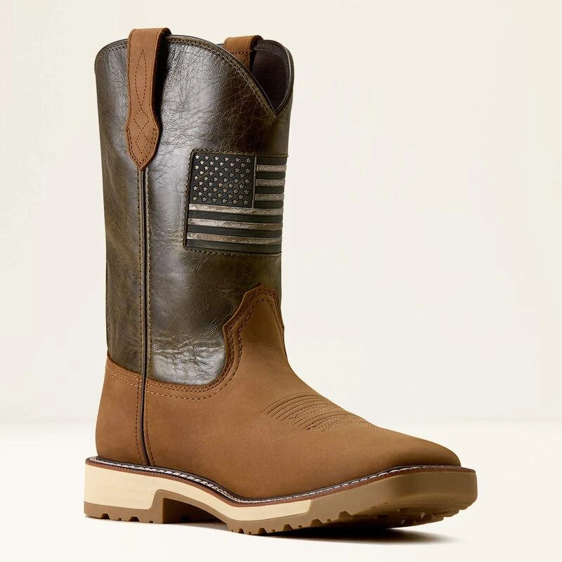 ariat square tip steel toe boots