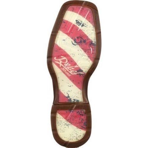 Durango Men Dark Brown Rebel Patriotic Flag Boot | JW Stores
