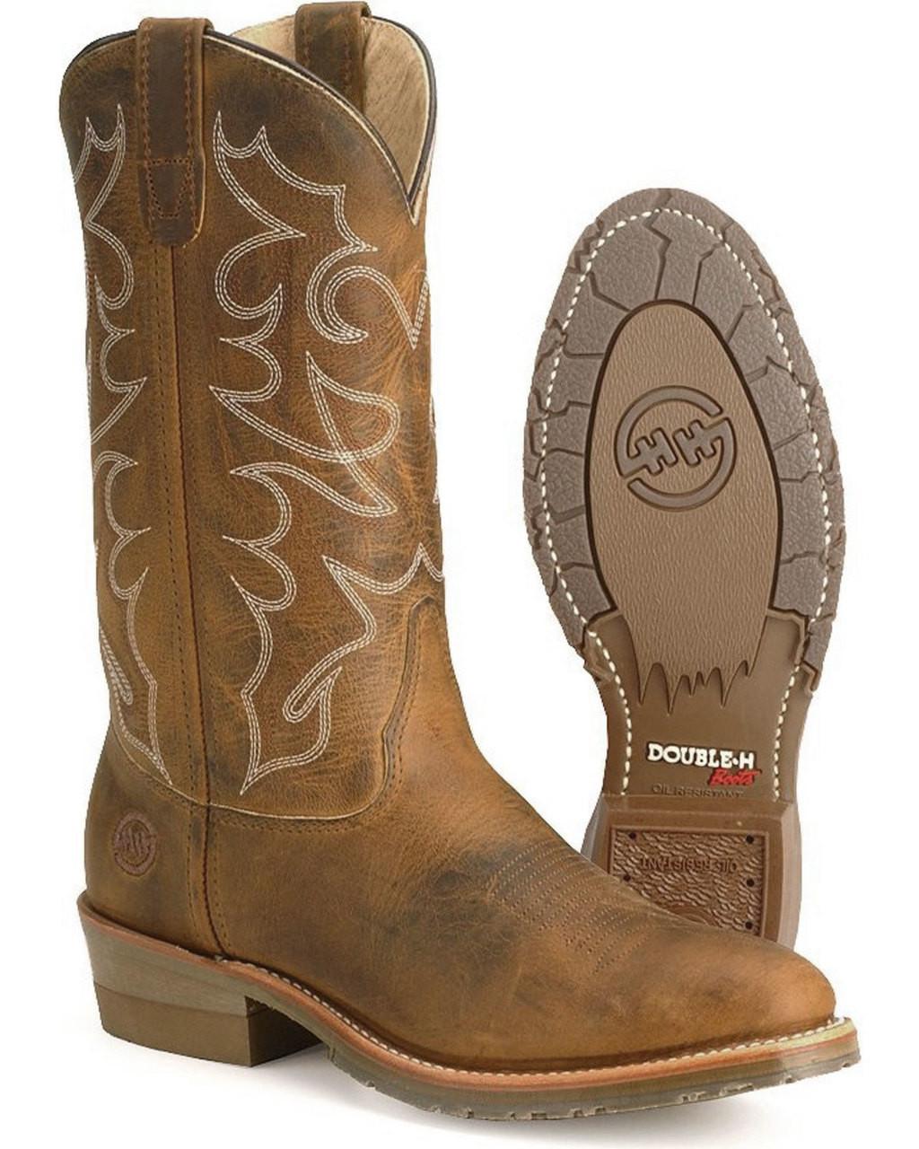 Double H Men's Brown Dylan Steel Toe Work Boot | JW Stores