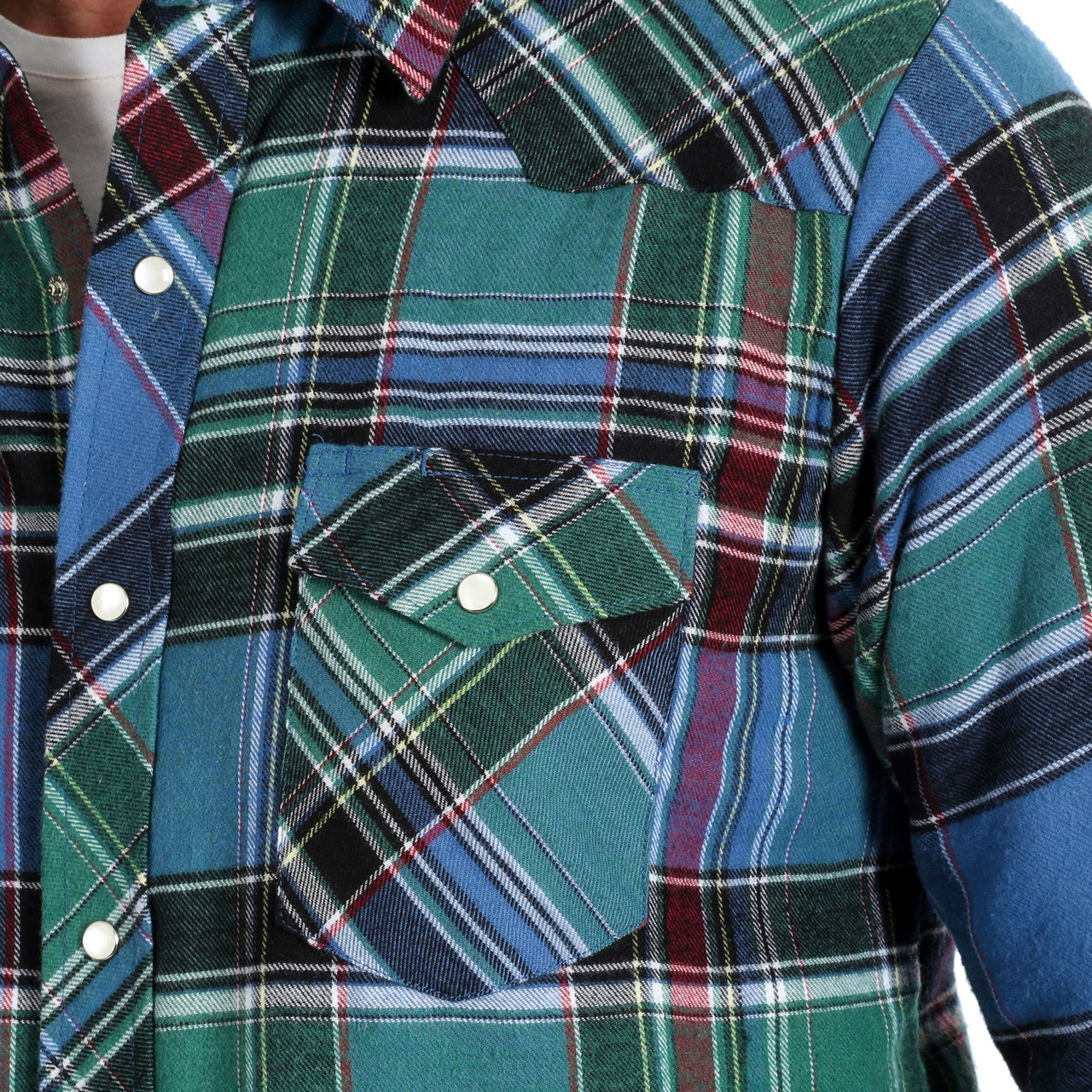 Wrangler Men's Assorted Color Plaid 