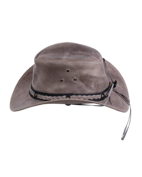 haak Kers Ananiver Outback Trading Co Waga Waga Leather Antelope Outback Western Hat -  Jackson's Western