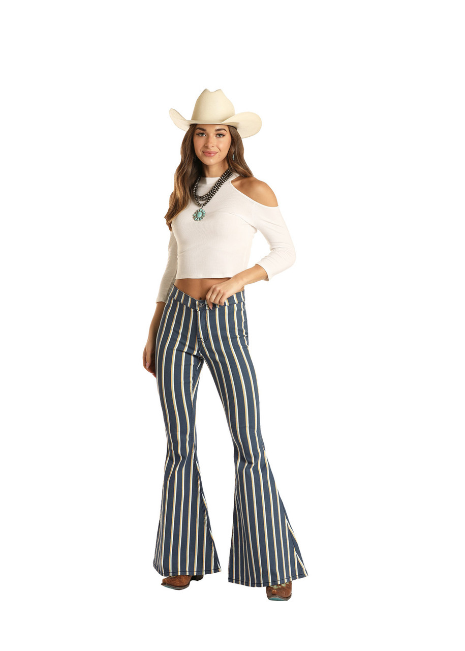 60s 70s Denim BELL BOTTOM Bellbottoms Flared FLARES Jeans Retro Pants ROCK  MC249  eBay