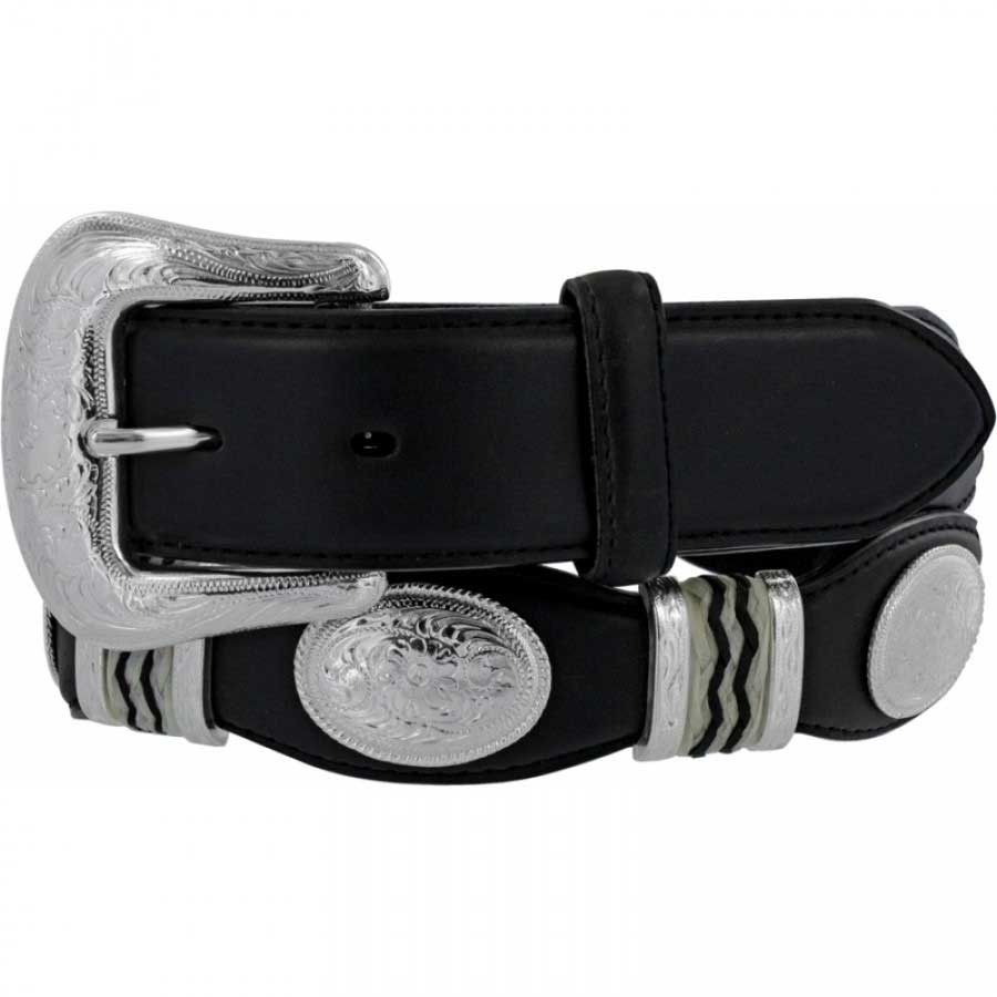 Nocona Black Bullhide Belt N2438901 42