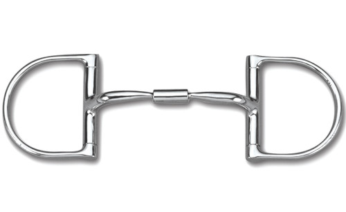 Myler Dee Without Hooks With Stainless Steel Comfort Snaffle Wide