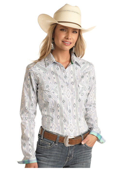 Women's Levi's Royal Kansas City Royals Western Full-Snap Shirt