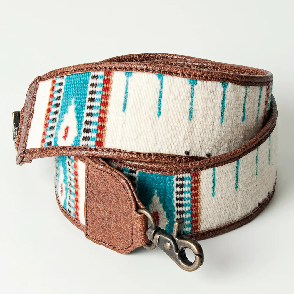 American Darling Southwest Saddle Blanket Leather Bag Strap 48 x