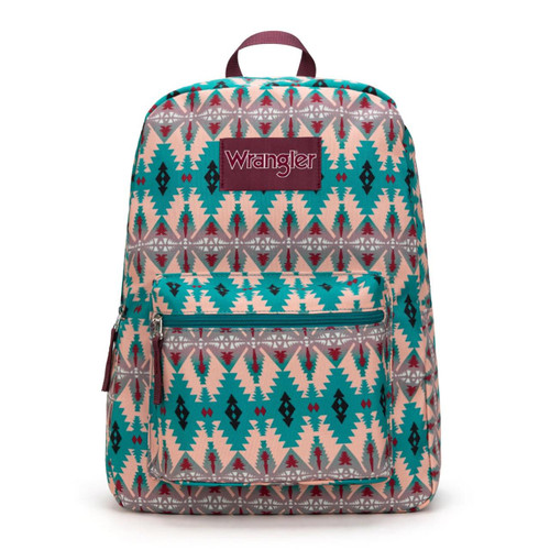 Montana West Turquoise Aztec Print Backpack | JW Stores