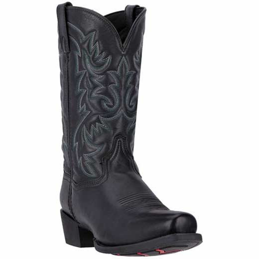 black cowboy boots for men