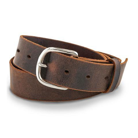 P&B Harness Shop Men's Oiled Tan Leather Belt | JW Stores