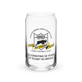 Omaha GOATS 50th Anniversary Can-Shaped Glass