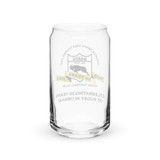 Omaha GOATS 50th Anniversary Can-Shaped Glass