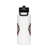 Abilene Rugby Stainless steel water bottle with a straw lid