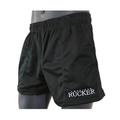 RuckerPro Rugby Shorts - No Pockets - Black