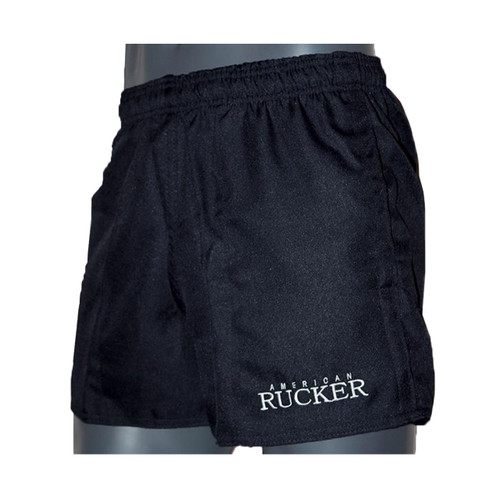 RuckerPro Rugby Shorts - Pockets - Black