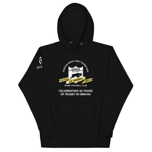  Omaha GOATS 50th Anniversary Unisex Hoodie - Black