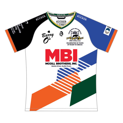 PRE-ORDER:  Omaha GOATS Rugby 50th Jersey