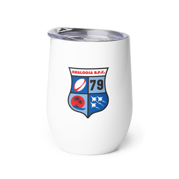 Okaloosa Rugby Wine Tumbler