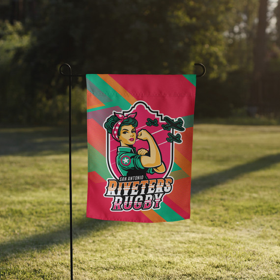 San Antonio Women's Rugby Garden Flag