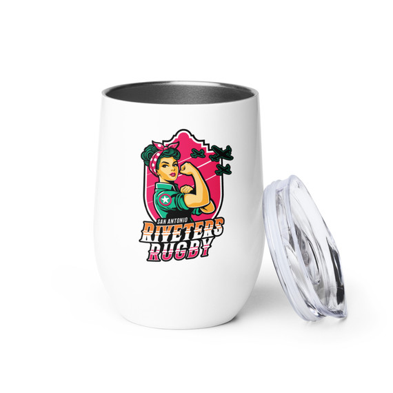 San Antonio Women's Rugby Wine Tumbler