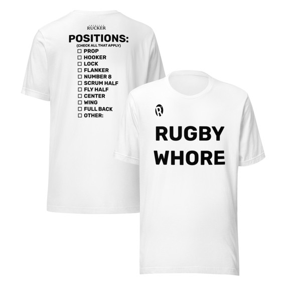 Rugby Whore Unisex T-shirt