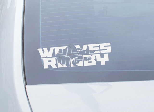 Wolves Rugby Decal