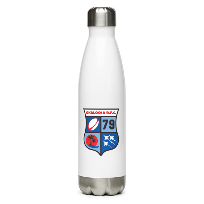 Okaloosa Rugby Stainless Steel Water Bottle