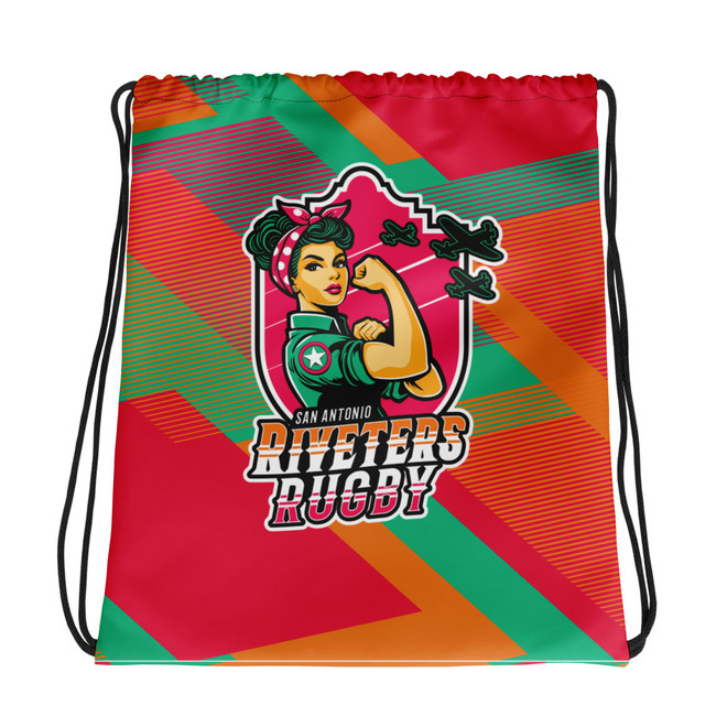 San Antonio Women's Rugby Drawstring Bag