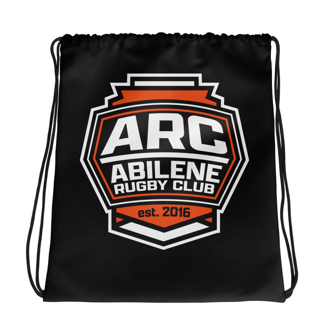 Abilene Rugby Drawstring Bag