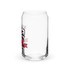 San Antonio Rugby Can-Shaped Glass