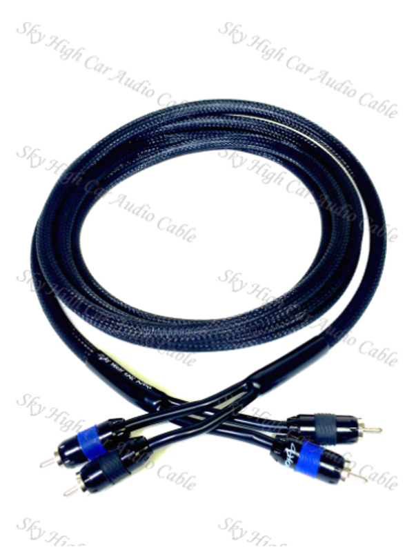 Sky High Car Audio 2-Channel Premium RCA's 1.5ft-20ft