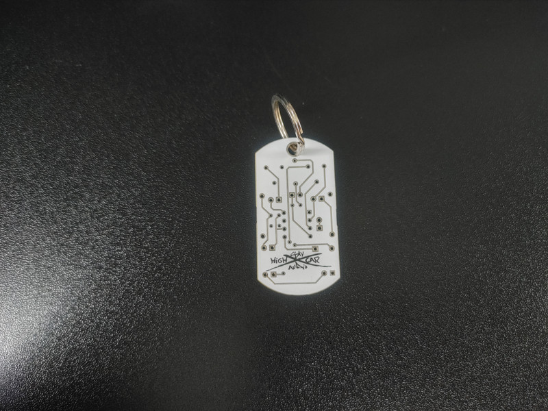 Amplifier PCB Key Chain - The Amp Lab